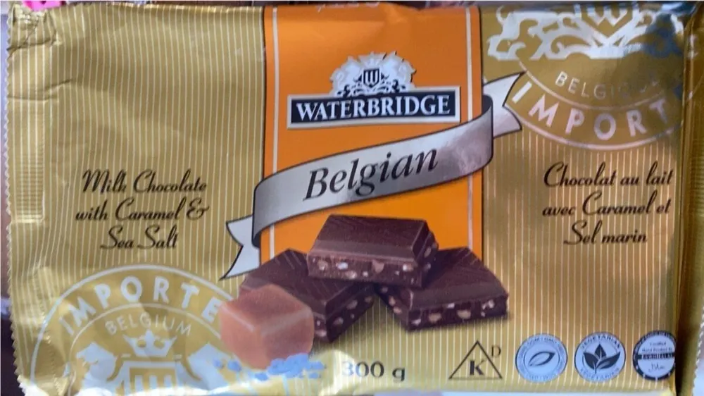 Milk Chocolate with caramel and sea salt