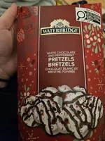 White Chocolate Peppermint Pretzels