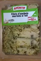 Filets d'anchois marinés à l'ail