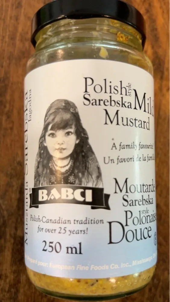 Polish style Sarebska Mild Mustard