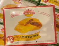 Spicy beef patties