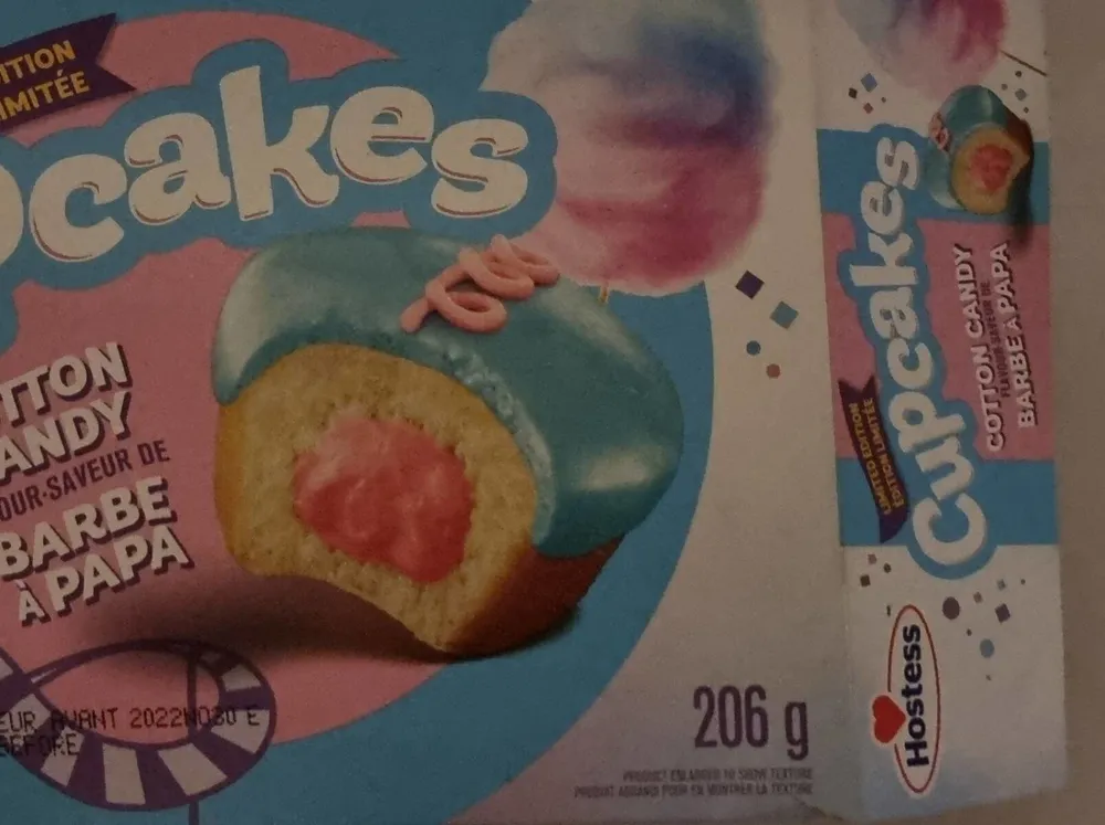 Cupcakes barbe à papa