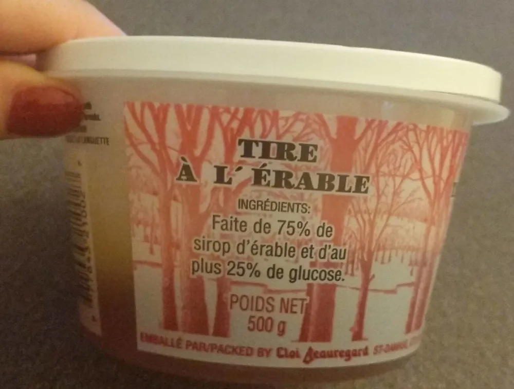Tire à l'erable