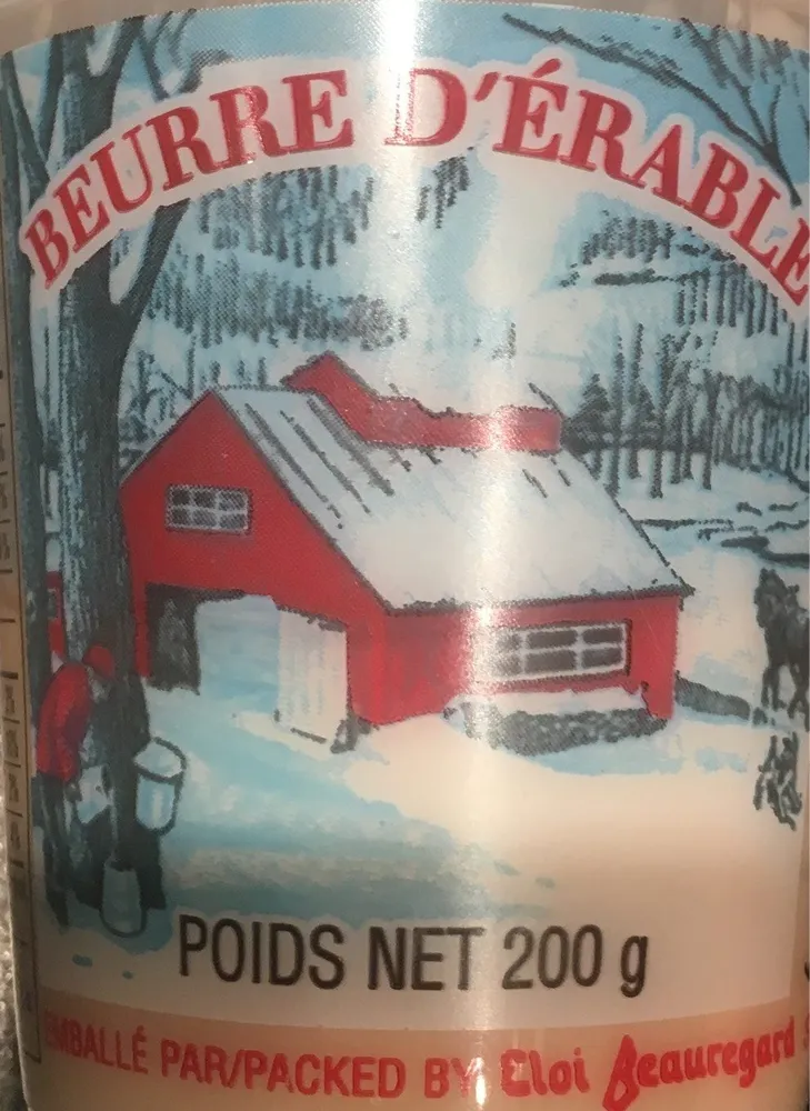 Beurre d’érable