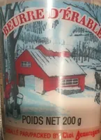 Beurre d’érable