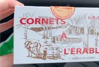Cornets à l’érable