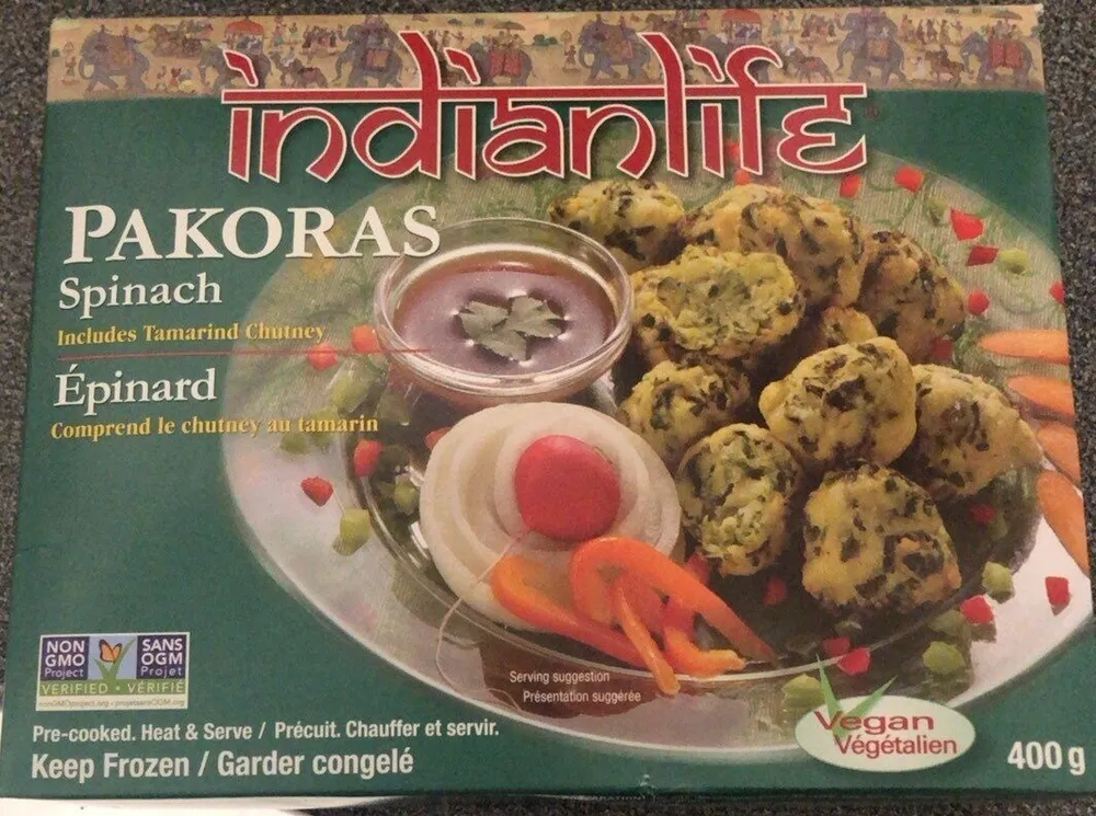 Pakoras Spinach
