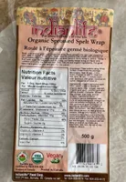 Organic sprouted spelt wrap