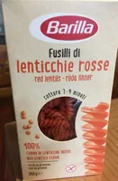 Fusilli di lenticchie rosse