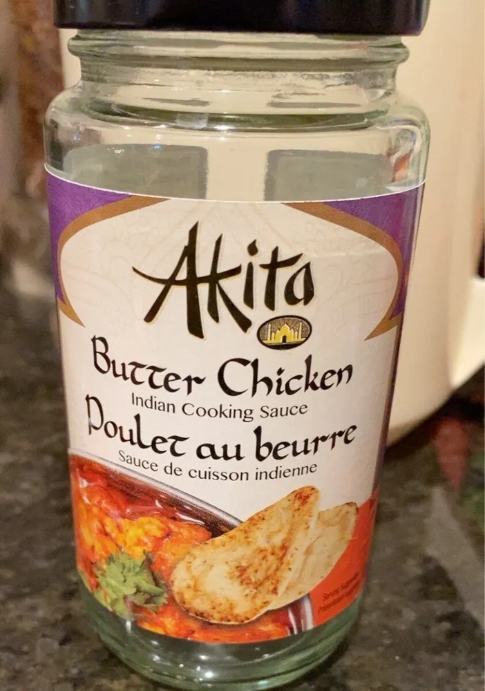 Butter chicken indian cooking sauce