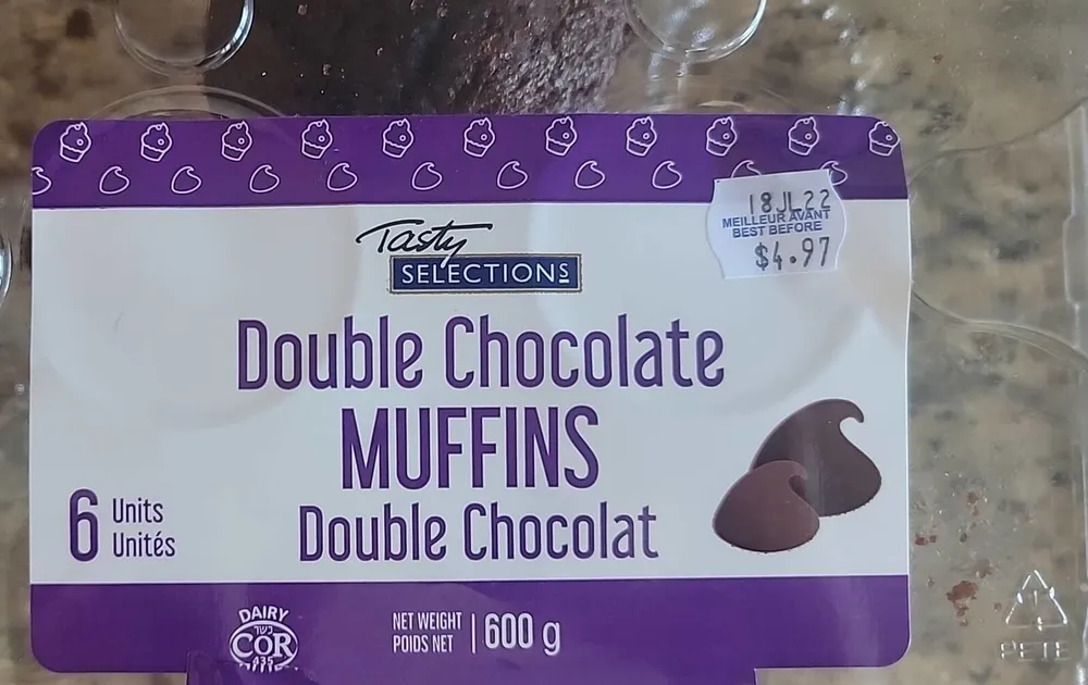 Muffins double chocolat