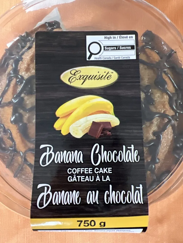 Banana Chocolate Coffee Cake