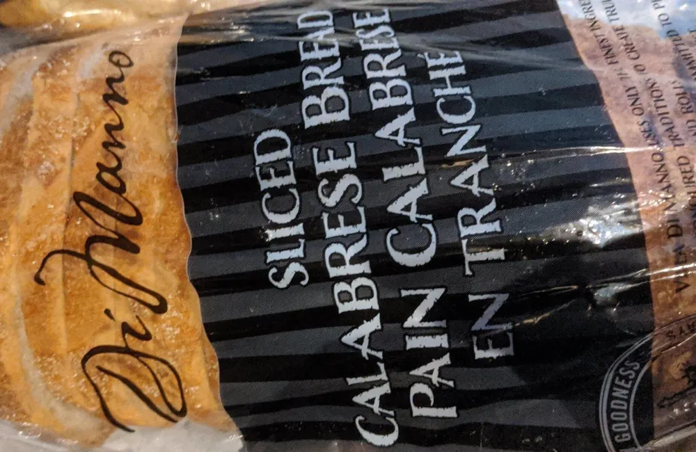 Sliced Calabrese Bread
