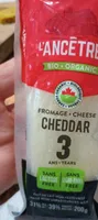 cheddar bio 3 ans sans lactose