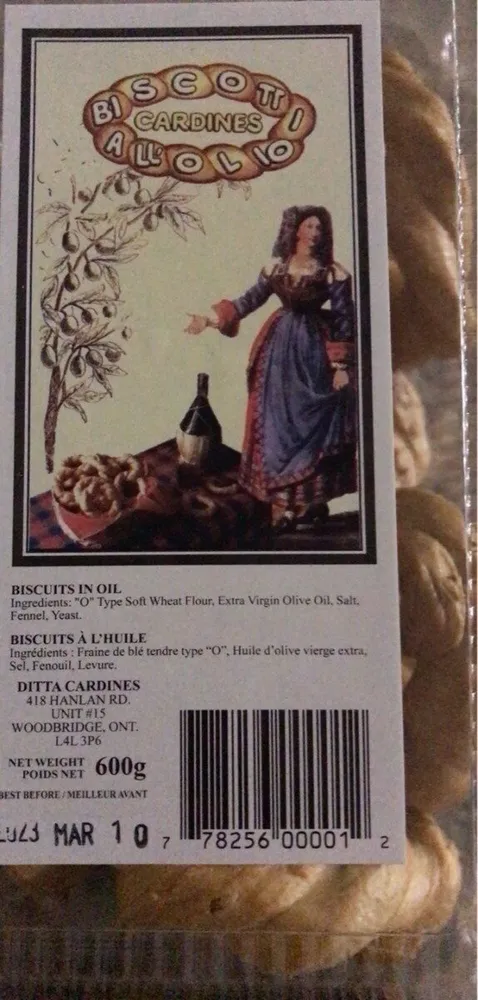 Biscotti all’ olio