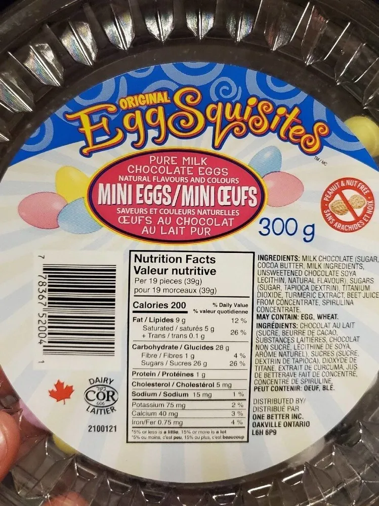 Mini eggs