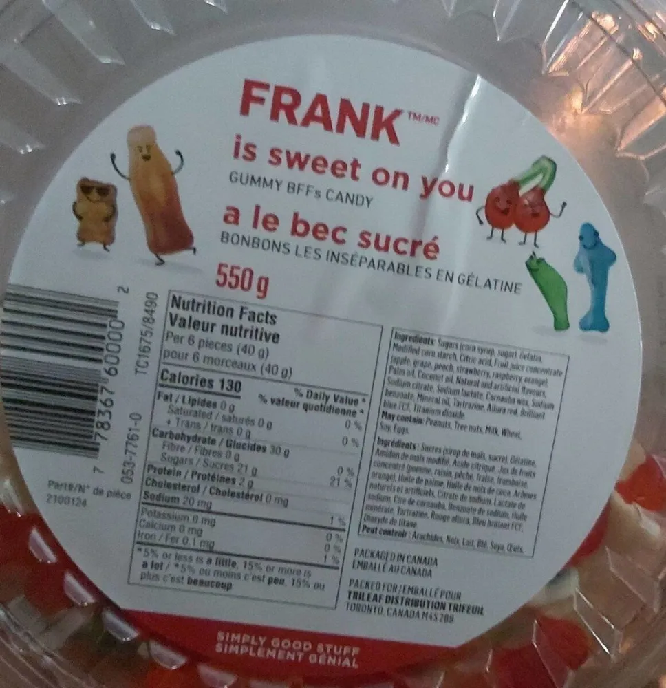 Bonbon en gélatine