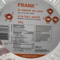 Bonbon anneaux à la pêche