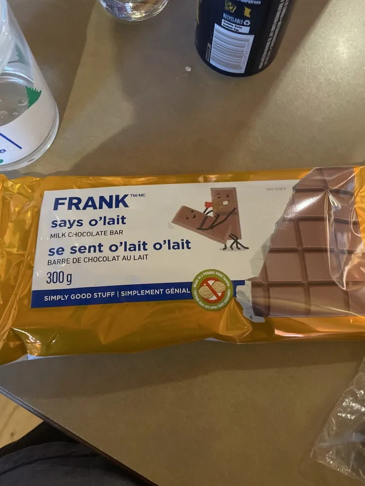 Milk chocolate bar