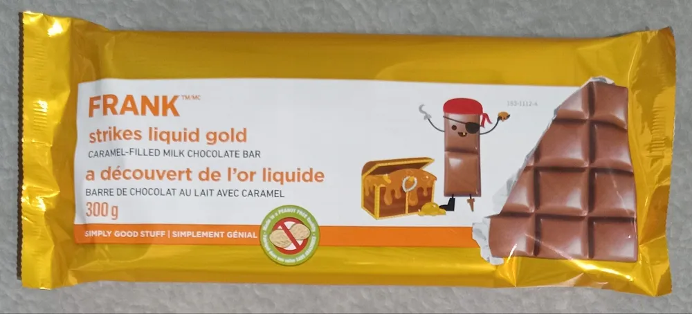 Caramel-Filled Milk Chocolate Bar