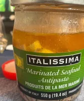 Marinated seafood antipasto