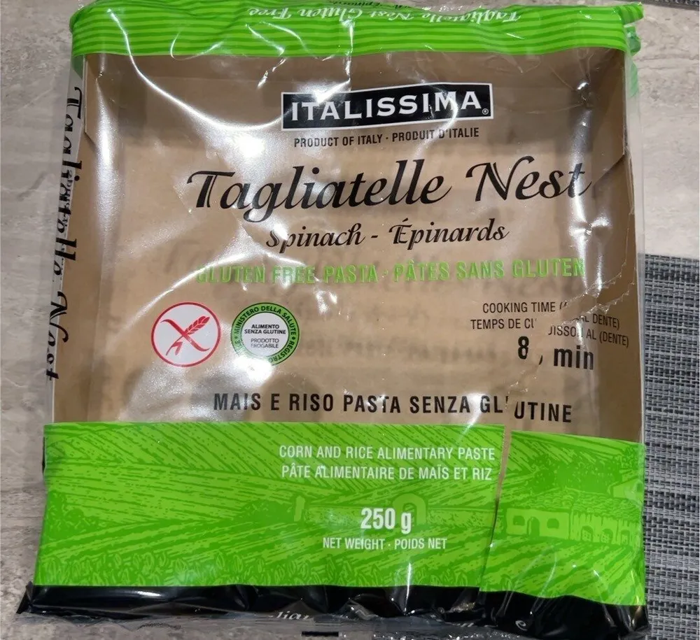 Spinach Gluten Free Pasta