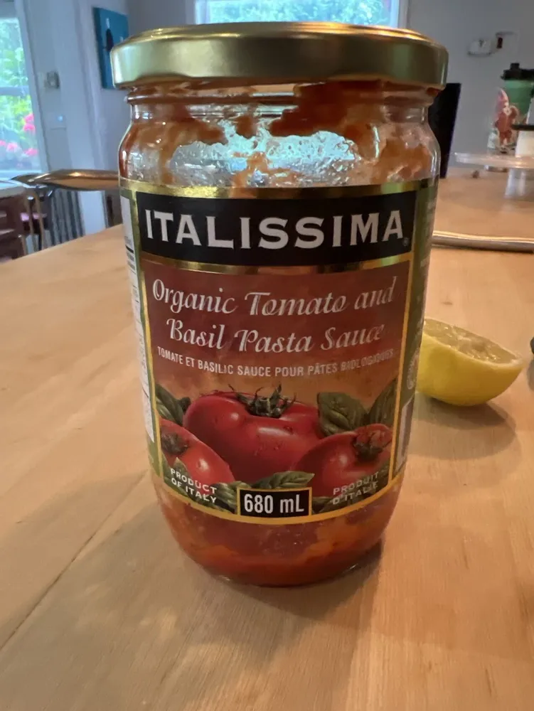 Organic Tomato and Basil Pasta Sauce