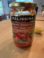 Organic Tomato and Basil Pasta Sauce