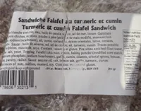 Turmeric and Cumin Falafel Sandwich