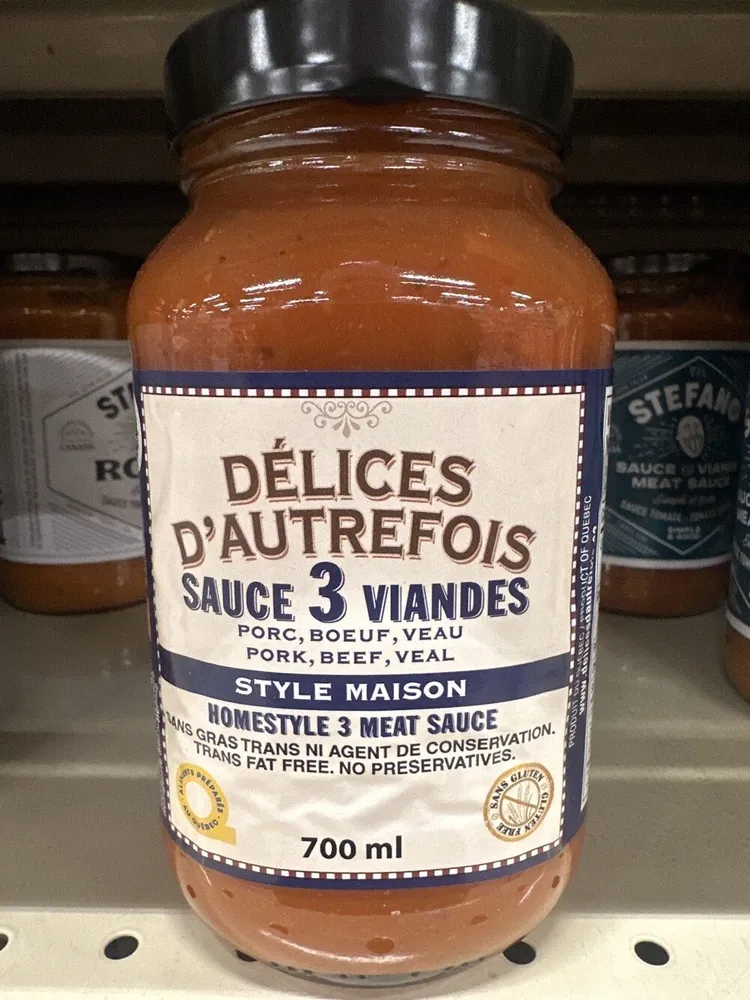 Sauce 3 viandes / Homestyle 3 meat sauce