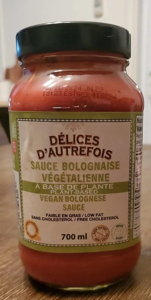 Sauce bolognaise végétalienne