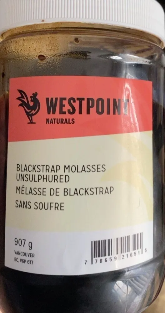 Blackstrap molasses