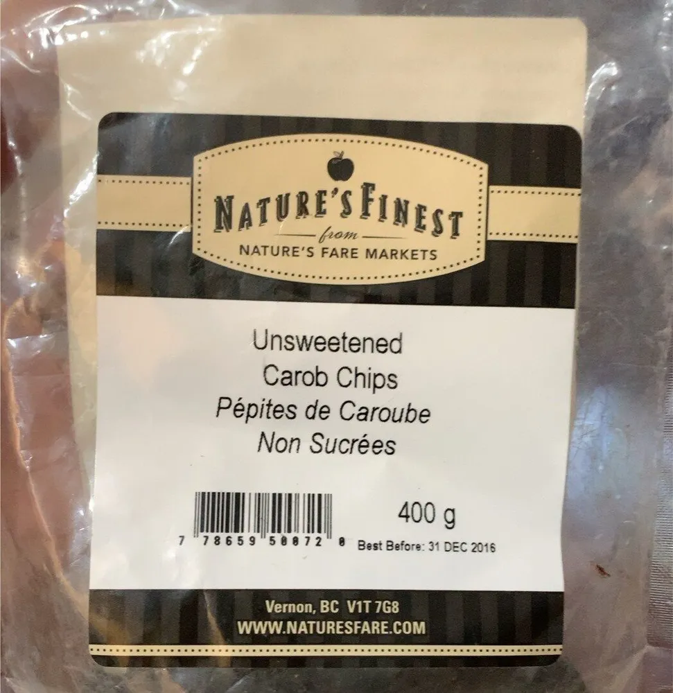 unsweetend carob chips
