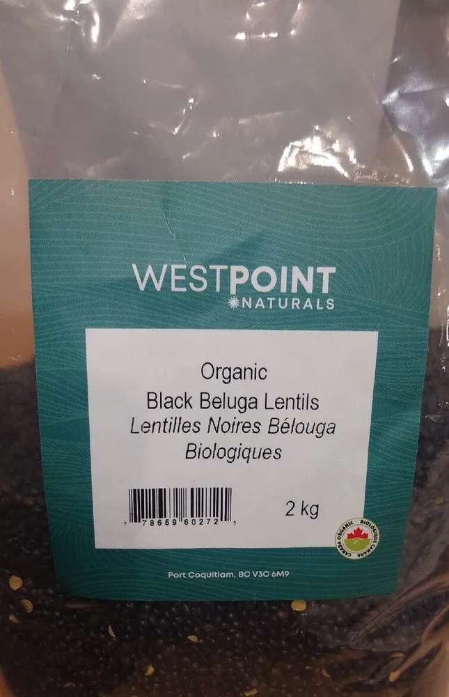 Organic Black Beluga Lentils