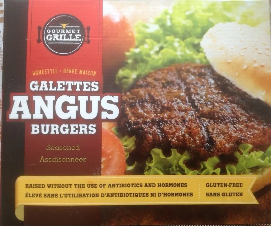 Galettes de bœuf Angus
