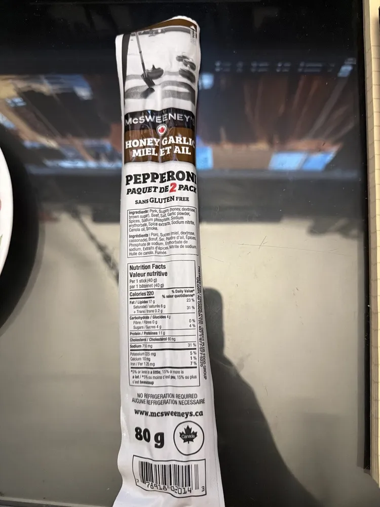 Honey Garlic Pepperoni Stick