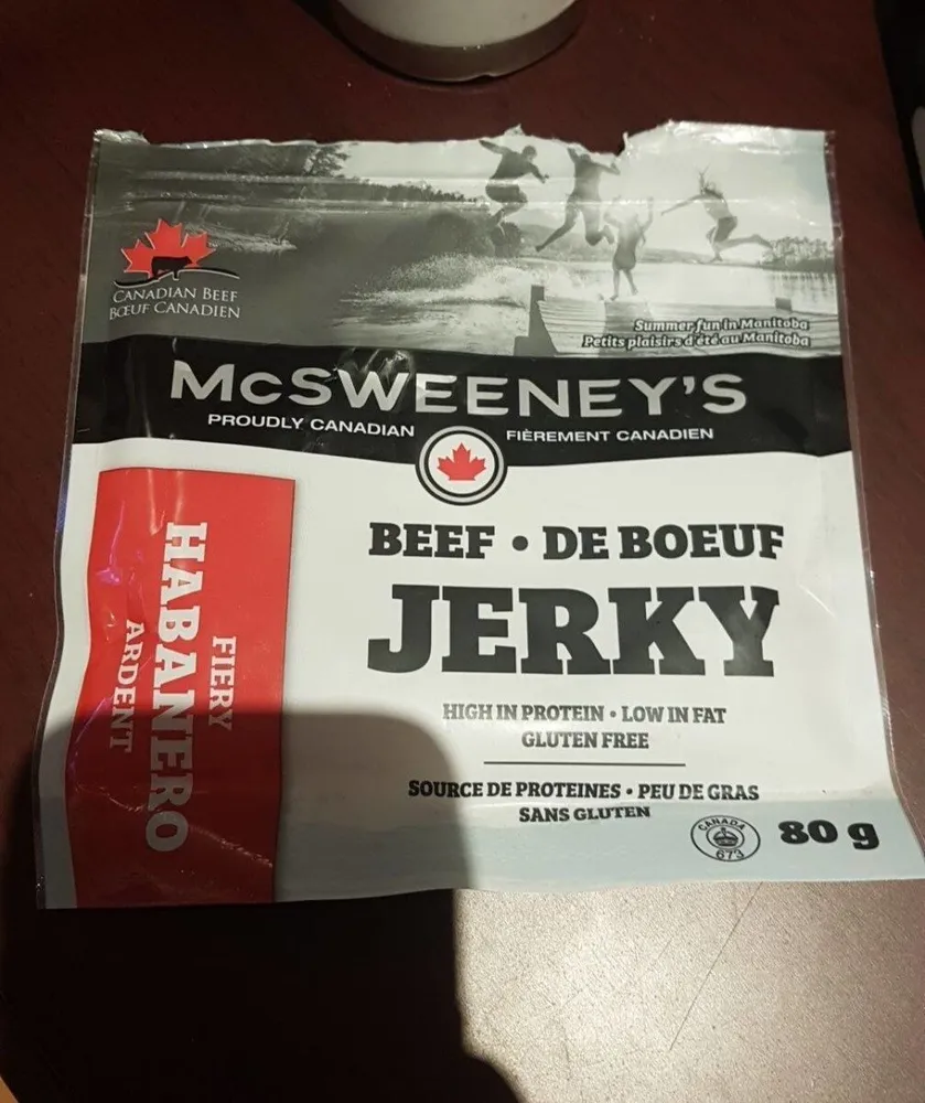 Jerky de boeuf Habanero hardent