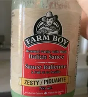 Roasted garlic with basil italian sauce