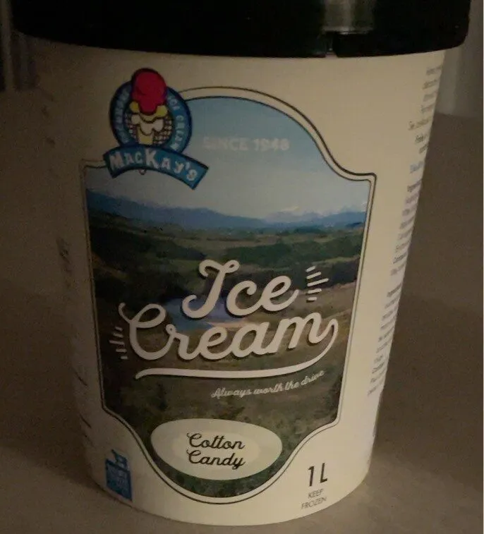 Cotton candy icecream