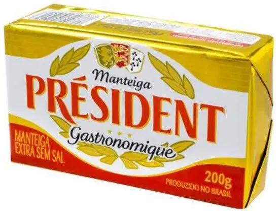 Président Sem Sal Tablete 200 G