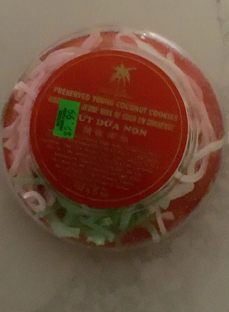 Young coconut cookies