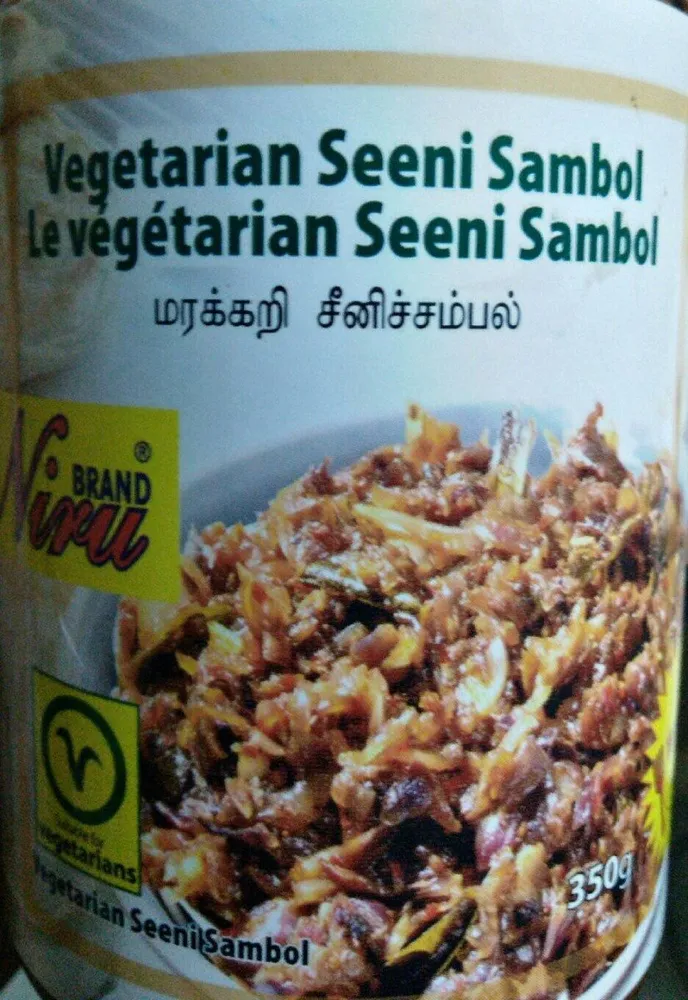 Végétarien seeni sambol