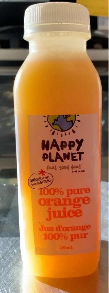 100% pure orenge juice