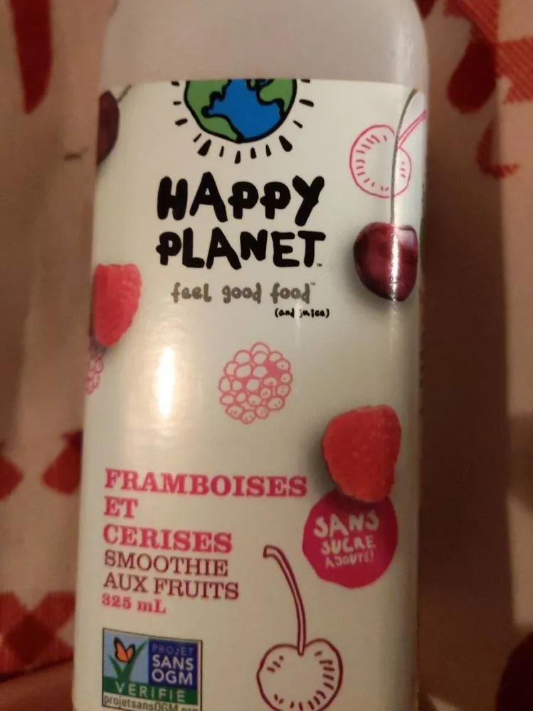 Happy Planet Raspberry + Cherry juice