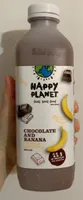 Chocolate and banana protein smoothie