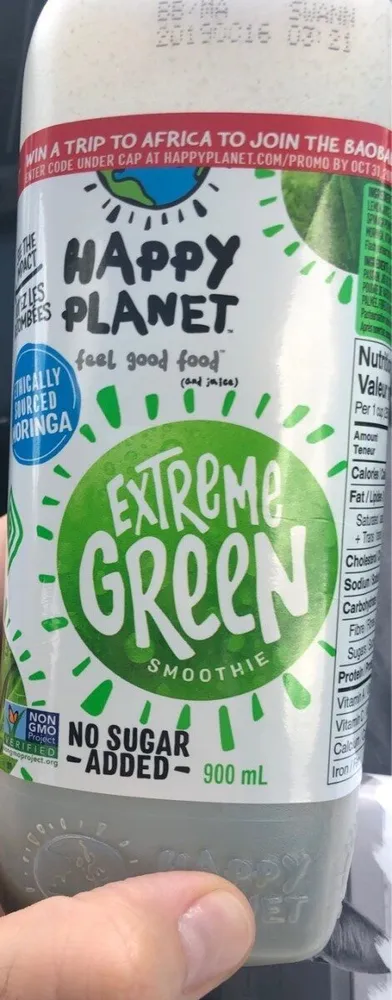 Extreme Green Fruit Smoothie