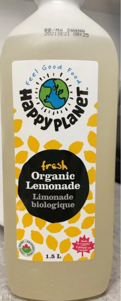 Fresh organic lemonade