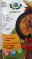 Louisiana sweetcorn and red pepper soup