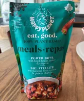Power Bowl with boack beans, quinoa and chipotle