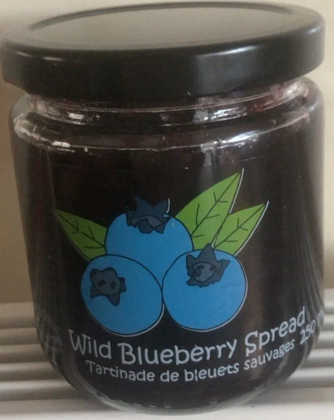 Wild blueberry spread